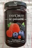 Mängden socker i Konfitüre Waldbeeren