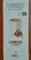 Mängden socker i Café Cremesso