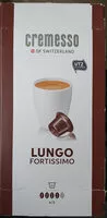 Mängden socker i Lungo FORTISSIMO