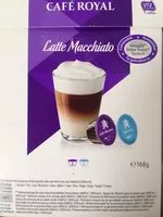 Mängden socker i CAFE ROYAL Compatible DG Latte Macchiato x16