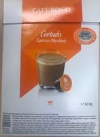 Mängden socker i Café Royal Cortado, 16 caps.