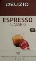 Mängden socker i Café espresso classico