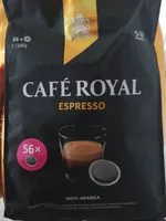 Mängden socker i Café Royal Espresso