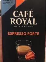 Mängden socker i Cafe royal  espresso forte