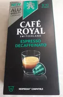 Mängden socker i café royal