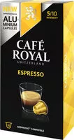 Socker och näringsämnen i Cafe royal