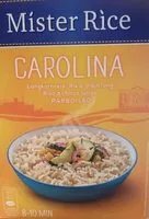Mängden socker i Carolina Parboiled Reis