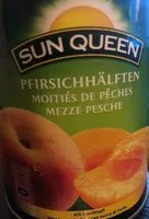 Mängden socker i Pfirsichhälften