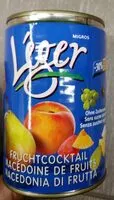 Mängden socker i Macédoine de fruits Léger