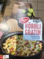 Mängden socker i Hörnli Gratin