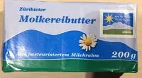 Mängden socker i Züribieter Molkereibutter