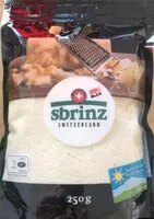 Mängden socker i Sbrinz