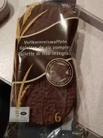 Mängden socker i Vollkornreiswaffeln dunkle Schockolade