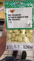 Mängden socker i Gnocchi de pommes de terre