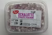 Mängden socker i Échalote émincée