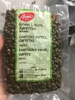 Mängden socker i Lentilles vertes carottes
