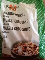 Mängden socker i Müesli croquant choco