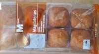 Mängden socker i Magdalenas biscuits nature