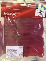 Mängden socker i Viande des Grisons