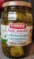 Mängden socker i Concombres en rondelles (aigre-doux)