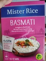 Mängden socker i Basmati Langkorn Duftreis