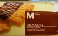 Mängden socker i Chocolat sprits