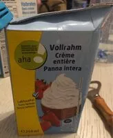 Mängden socker i Vollrahm