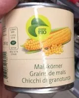 Mängden socker i Grains de maïs