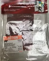 Mängden socker i Viande séchée des Grisons