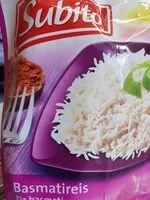 Mängden socker i Basmatireis