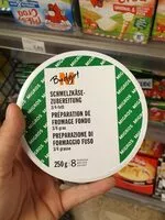 Mängden socker i Préparation de fromage fondu