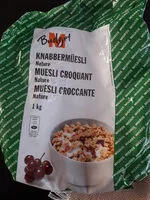 Mängden socker i Müesli croquant