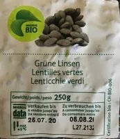 Mängden socker i Lentilles vertes