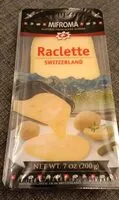 Mängden socker i Raclette switzerland