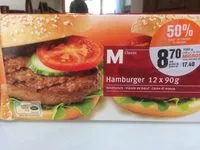 Mängden socker i Se M clas Hamburger 12X90