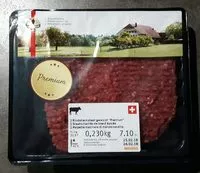 Mängden socker i Hamburger de boeuf « Nature »