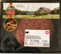 Mängden socker i Hamburger de boeuf "country"
