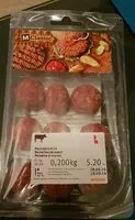 Mängden socker i Boulettes de boeuf