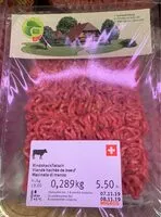 Mängden socker i Viande hachée