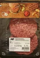 Mängden socker i Steak haché de boeuf