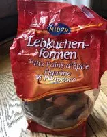 Mängden socker i Petits pains d'epice Figurine di panpepato