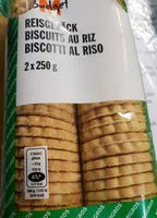 Mängden socker i Biscuits au riz
