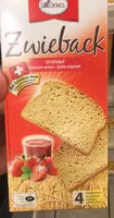 Mängden socker i Zwieback Urdinkel