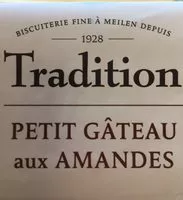 Mängden socker i Tradition Mandelchüechli, Mandel