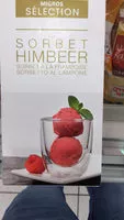 Mängden socker i Sorbet à la framboise