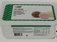 Mängden socker i Tre colori (vanille, fraise, chocolat)