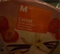 Mängden socker i Cornet Vanille et fraise