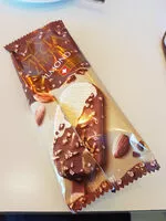Mängden socker i Glace à la vanille enrobée de chocolat au lait et amandes