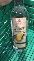 Mängden socker i William's häfelibrand FINE EAU-DE-VIE de poires