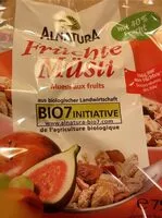 Mängden socker i Muesli aux fruits